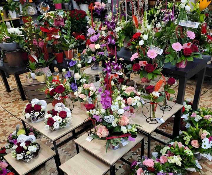 Vente compositions florales originales Callengeville