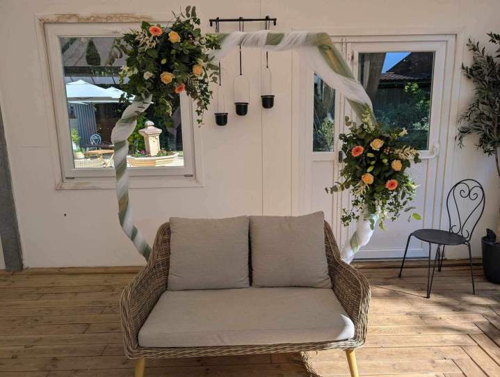 Compositions florales mariage Callengeville